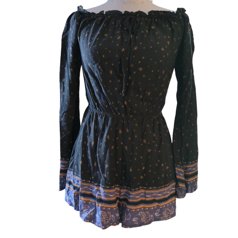 L A Hearts Romper size xs long sleeve